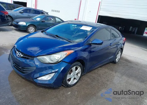 2013 Hyundai Elantra Gs z USA, uszkodzony, nr VIN KMHDH6AEXDU020418